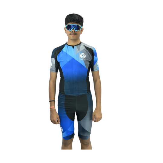 Recto Lycra Skinsuit Blue