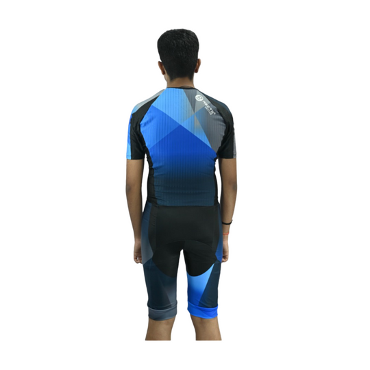 Recto Lycra Skinsuit Blue
