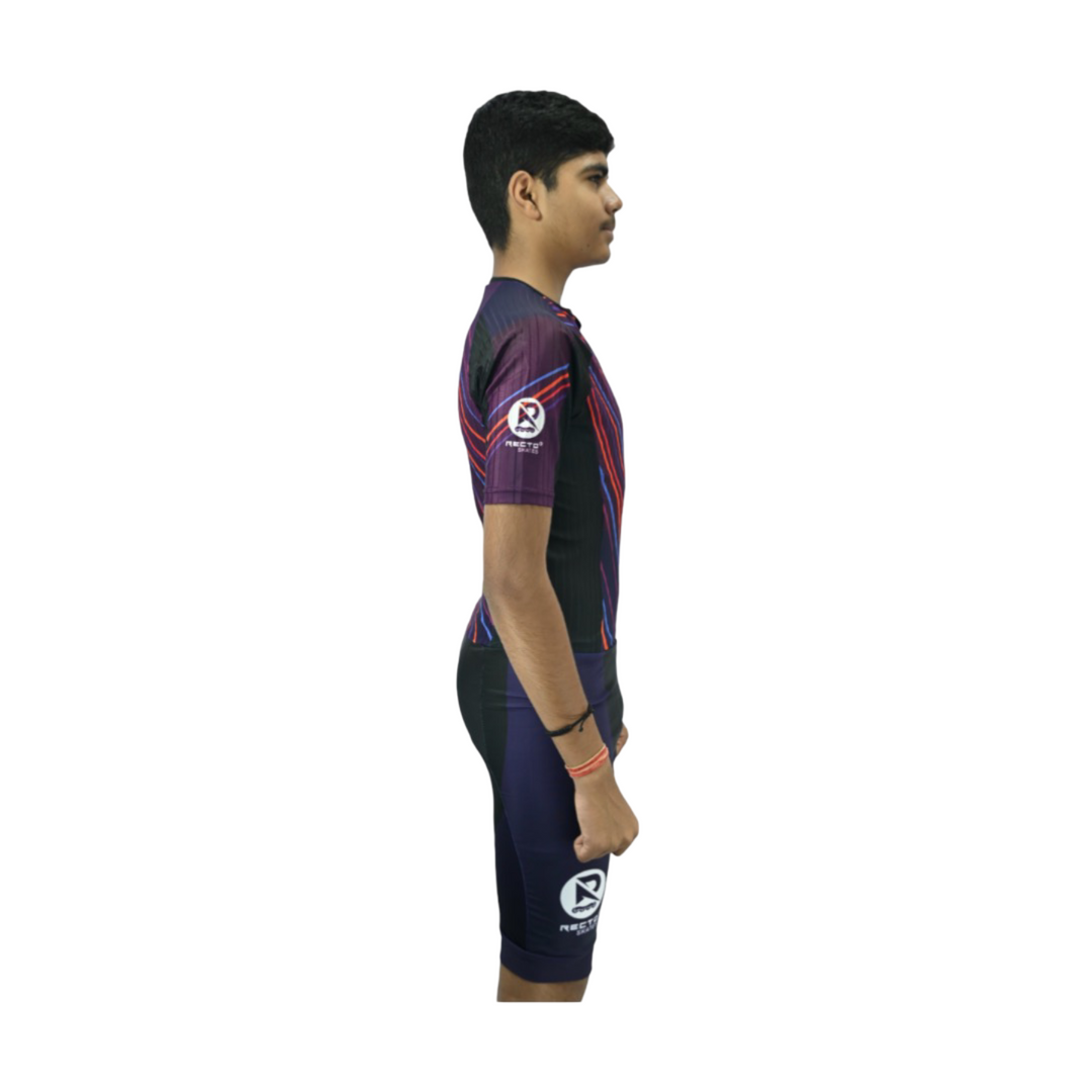 Recto Lycra Skinsuit Purple