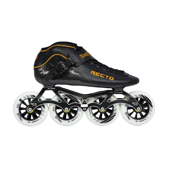 Recto Transformer Inline Speed Skate Black Charcoal