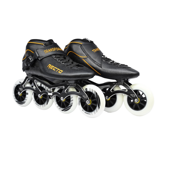 Recto Transformer Inline Speed Skate Black Charcoal