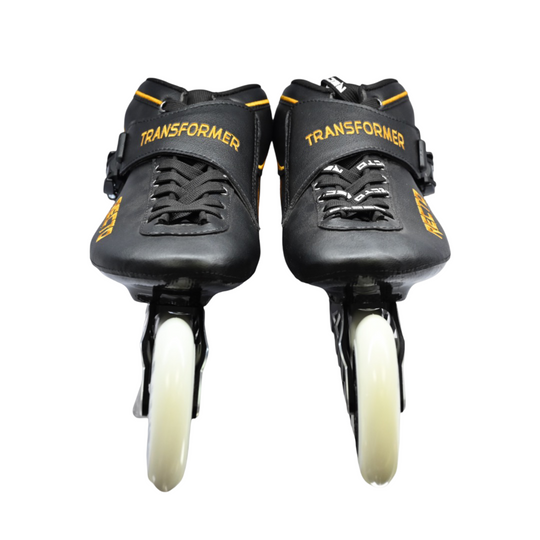 Recto Transformer Inline Speed Skate Black Charcoal