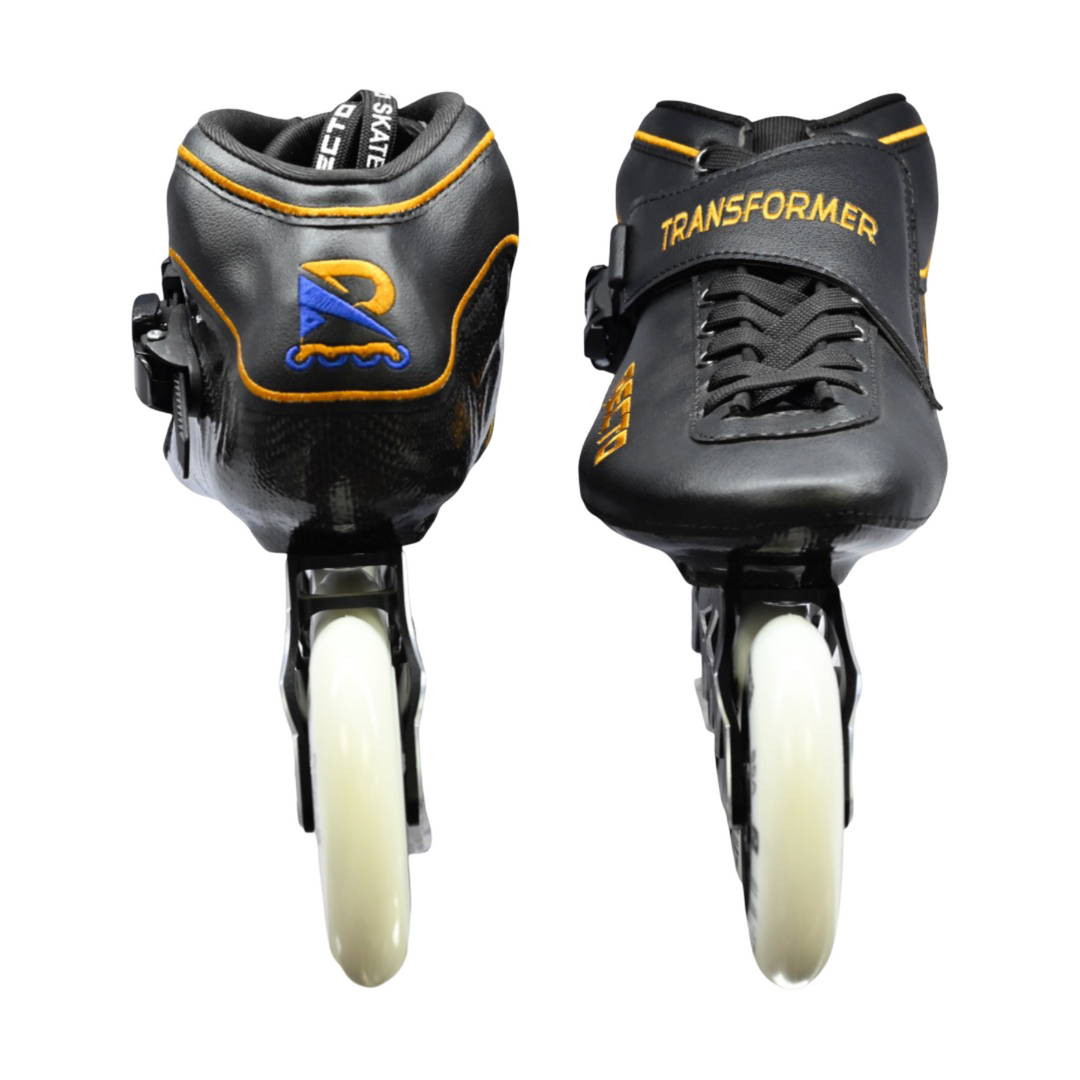 Recto Transformer Inline Speed Skate Black Charcoal
