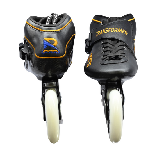 Recto Transformer Inline Speed Skate Black Charcoal
