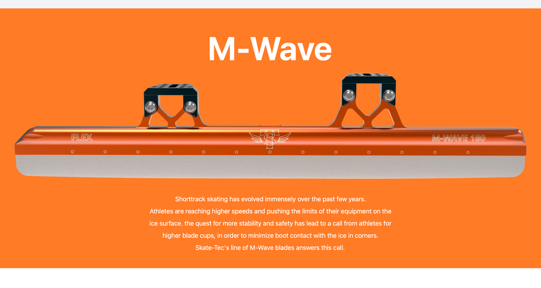 Skate-Tec M-Wave Shorttrack Blades (Made In Netherlands)