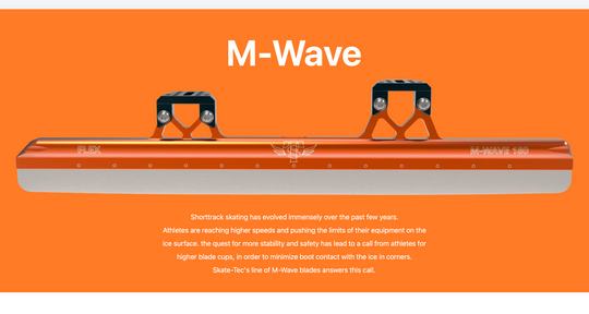 Skate-Tec M-Wave Shorttrack Blades (Made In Netherlands)