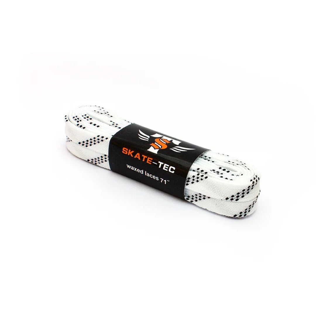 Skate-Tec Waxed Laces White