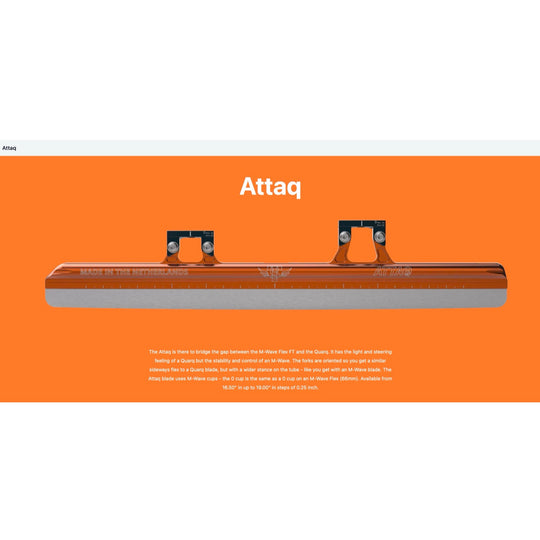 Skate-Tec Attaq Ice Shorttrack Blade (Made In Neatherlands)