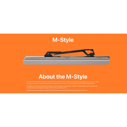 Skate-Tec M Style Longtrack Blades (Made In Netherlands)