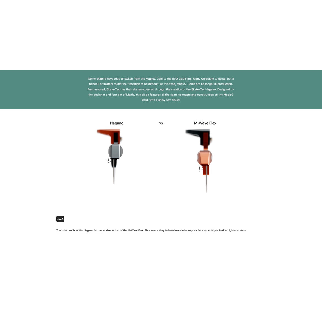 Skate-Tec Nagano Shorttrack Blades (Made In Netherlands)