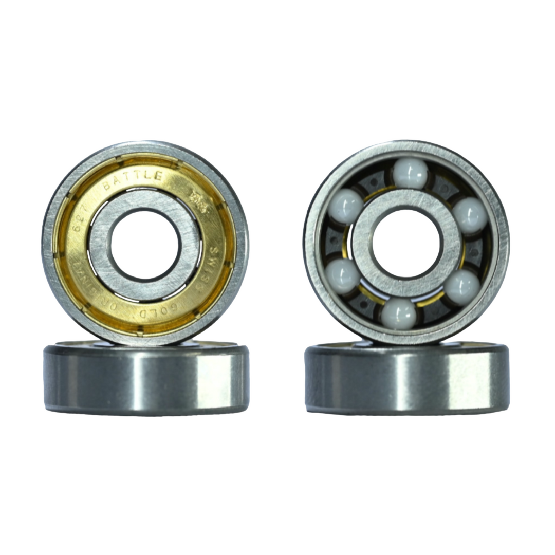 Swiss Gold White Ceramic Speed Bearing 627|608